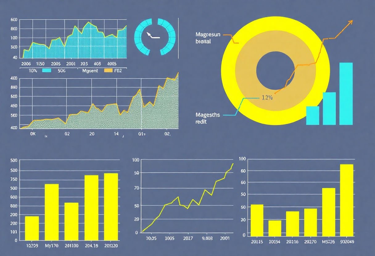 Graphs and data from scientific studies about magnesium.