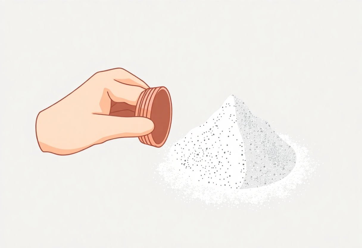 Instruction on how to take powder magnesium.