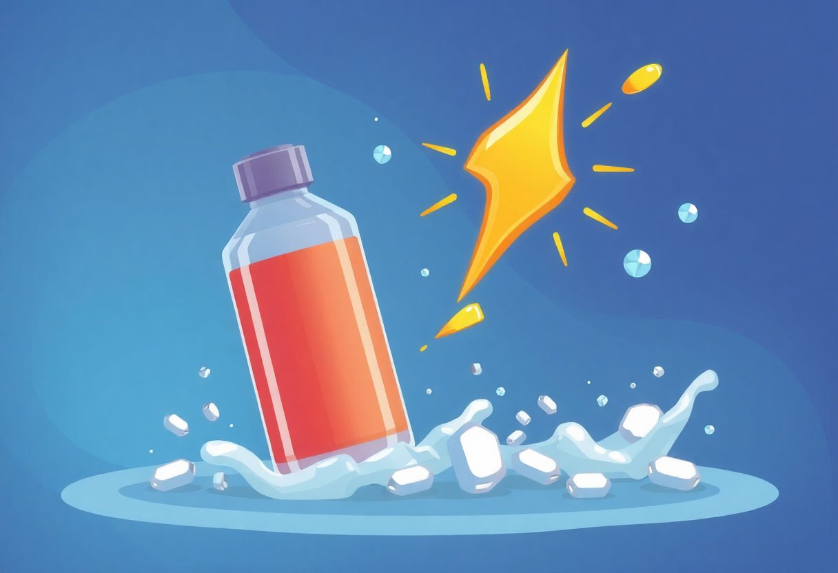 Illustration of energy boost with magnesium complex