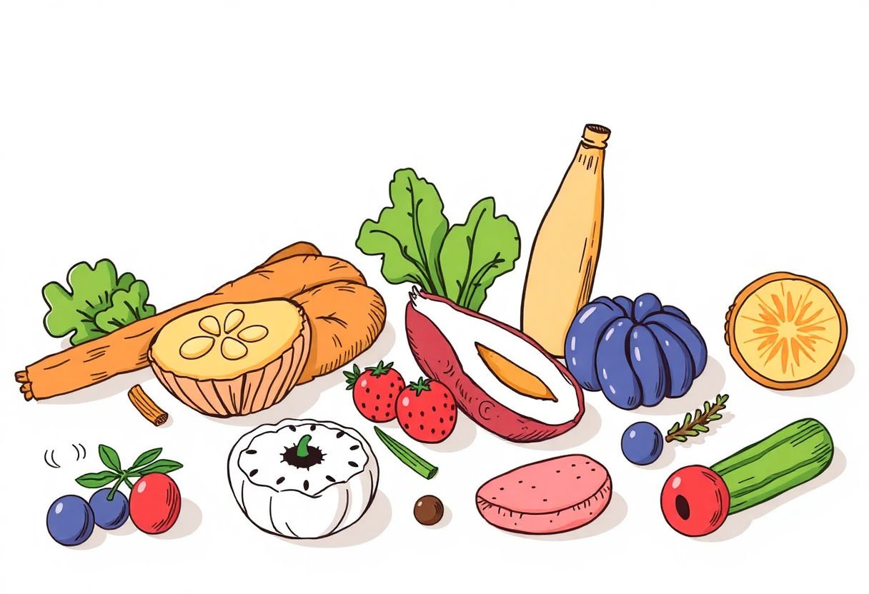 Various magnesium-rich foods