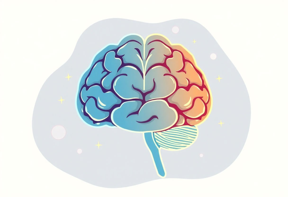 Brain health illustration