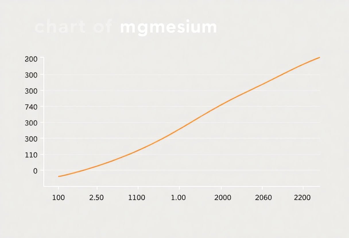 Chart of magnesium dosage