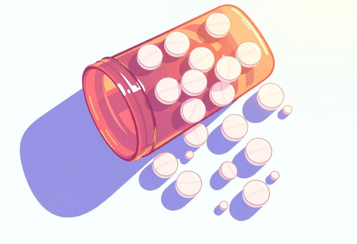 Combination of magnesium and potassium tablets