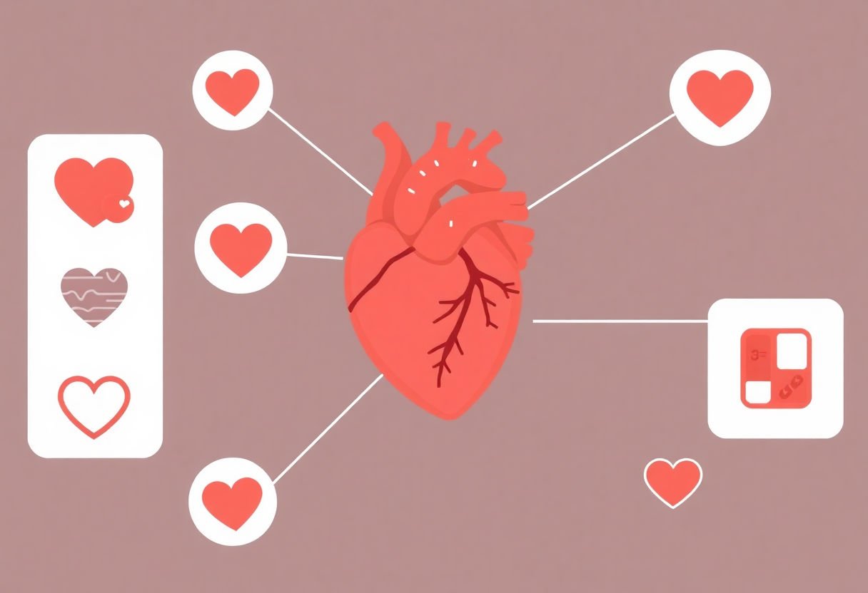 A healthy heart symbolizing cardiovascular benefits