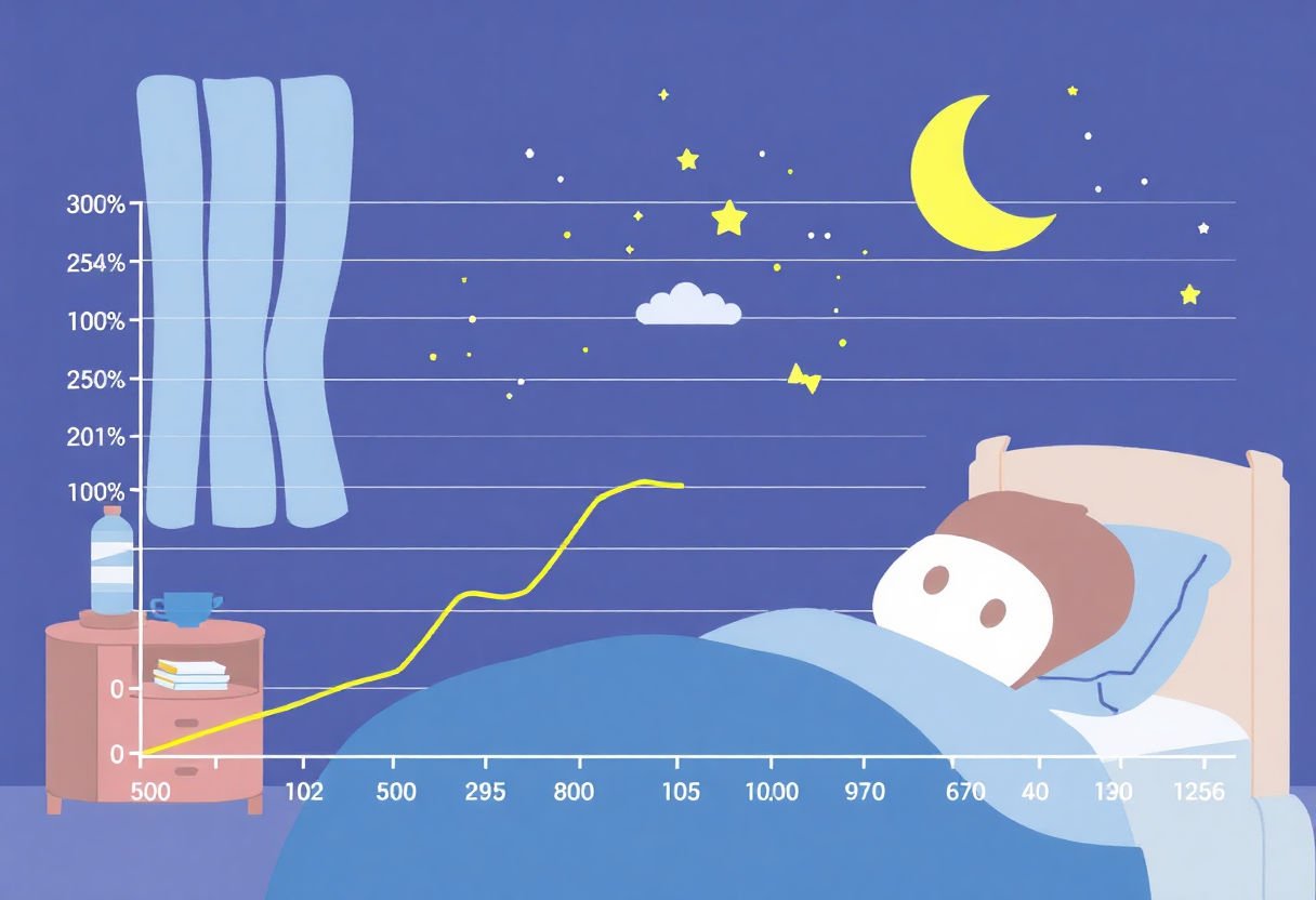 Graph of sleep quality
