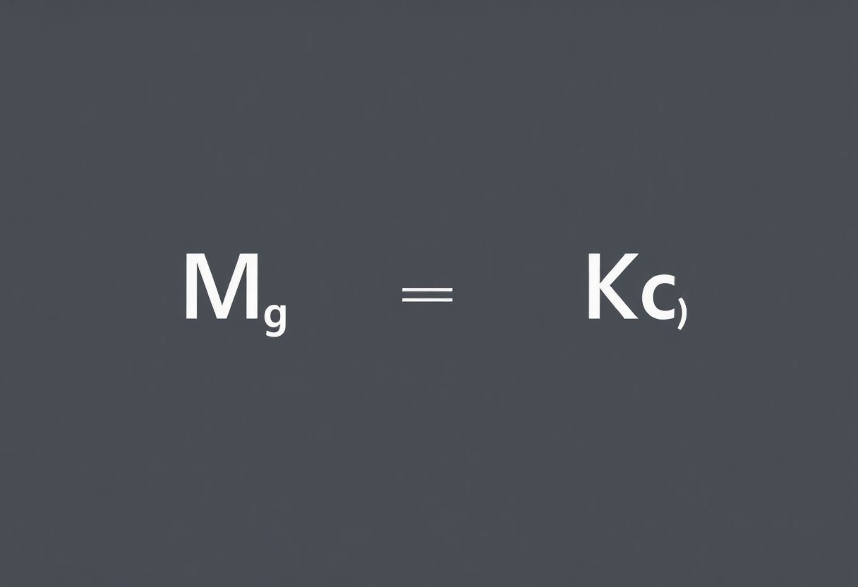 Chemical structure of magnesium and potassium