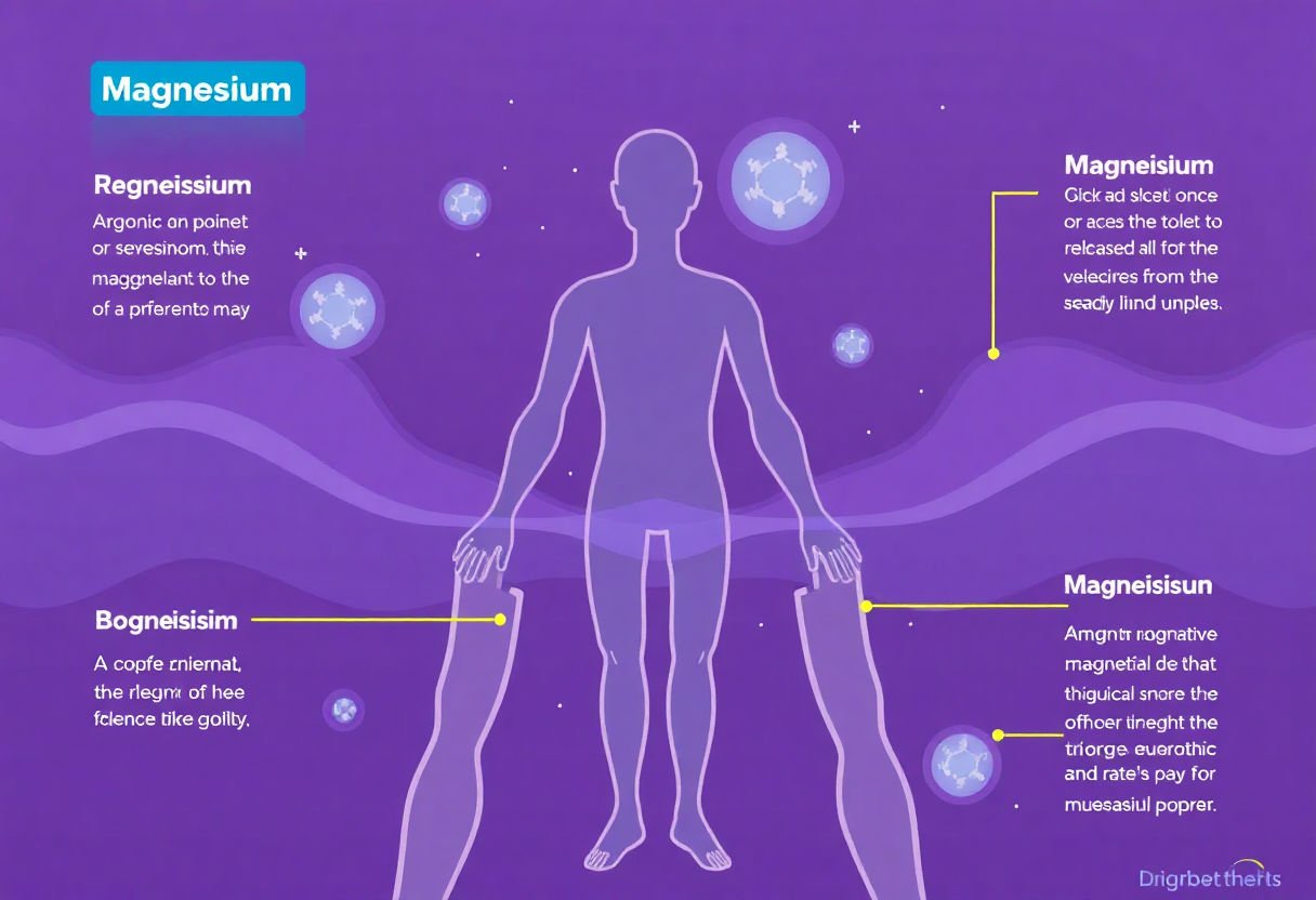 Magnesium's role in the body represented graphically