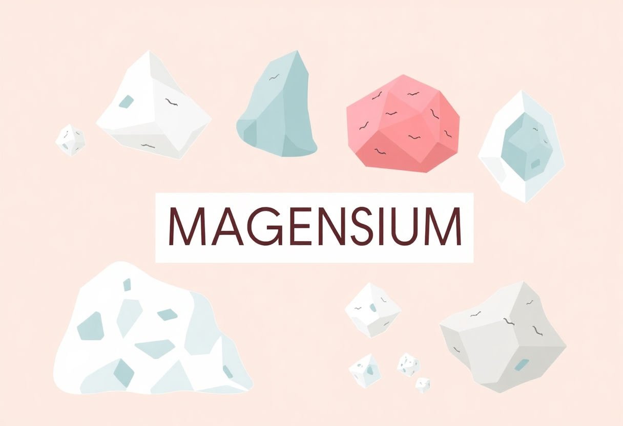 Different forms of magnesium on display