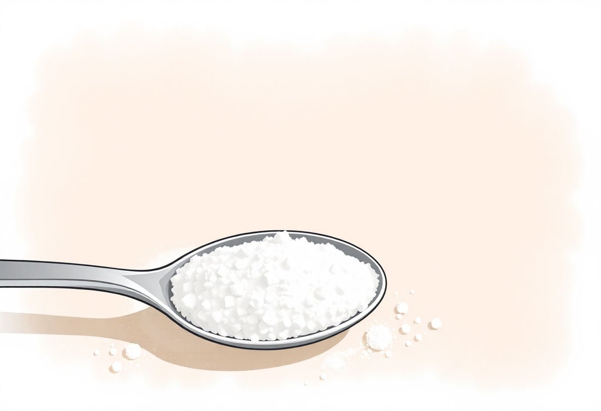 A spoon of powder magnesium boosting energy levels
